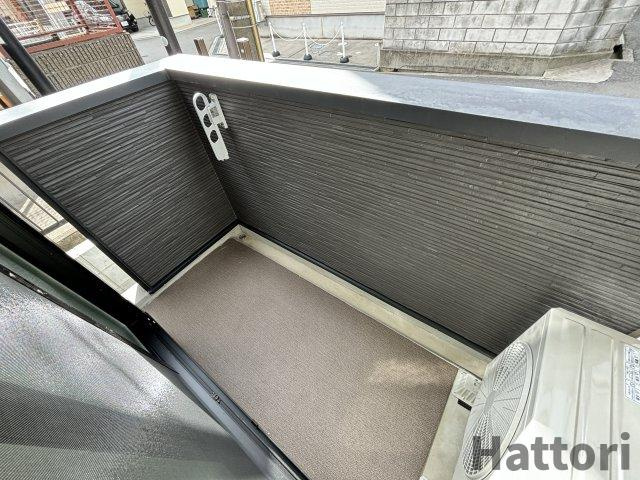 フェアリー服部天神のバルコニー