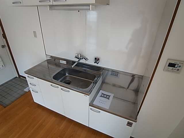 神戸市兵庫区下祇園町の賃貸マンションのキッチン|ガスキッチン