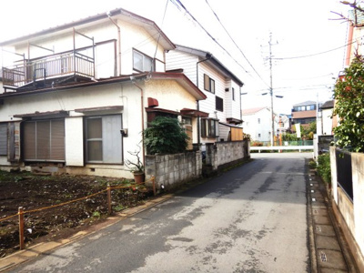 【前面道路含む現地写真】 | 鶴ヶ島市鶴ヶ丘売地