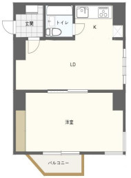 【間取り】 | ロイヤルコーポ大手門