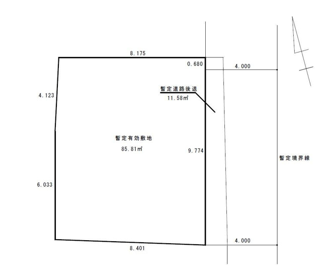 【土地図】 | 東京都調布市下石原　売土地　（更地）