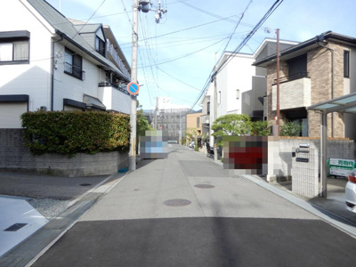 【前面道路含む現地写真】 | 西宮市　上甲子園２丁目　中古戸建