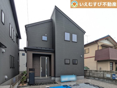 【外観】 | Livele Garden.S　熊谷美土里町第3 | 【完成済み】シンプルモダンテイストの飽きのこない外観！
実際に現地を見たりゆっくりご内覧頂ければ新居での夢が膨らみますよね♪