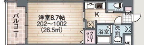 フォレストガーデン成育Ⅱの間取り