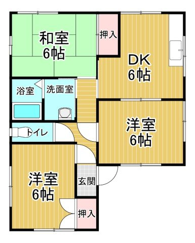 メゾンつつみの間取り