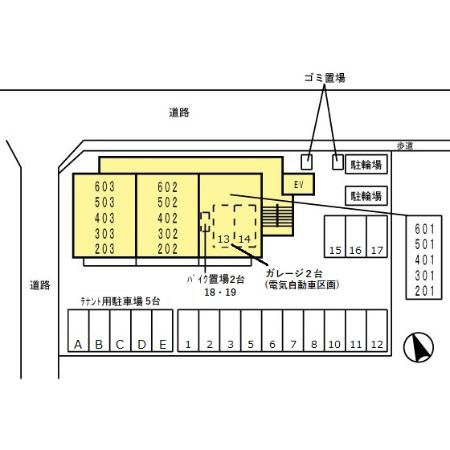 ESPERANZA広中町の区画図