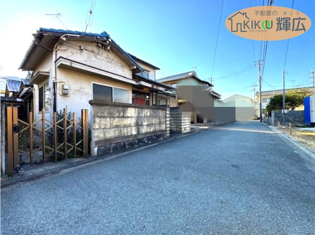高砂市美保里　土地の前面道路含む現地写真