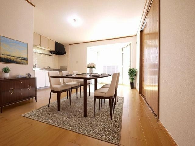 ソレイユ・二階堂　Ａ棟の居間・リビング|おしゃれな居間です