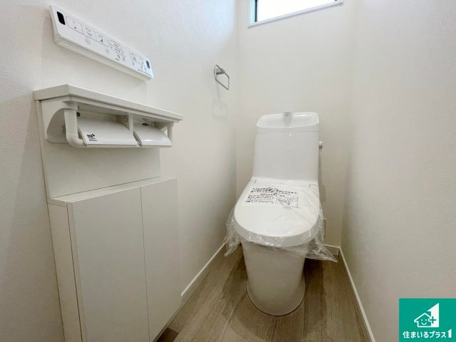 大和高田市田井　新築一戸建てのトイレ|清潔感があり、お手入れのしやすいトイレです！