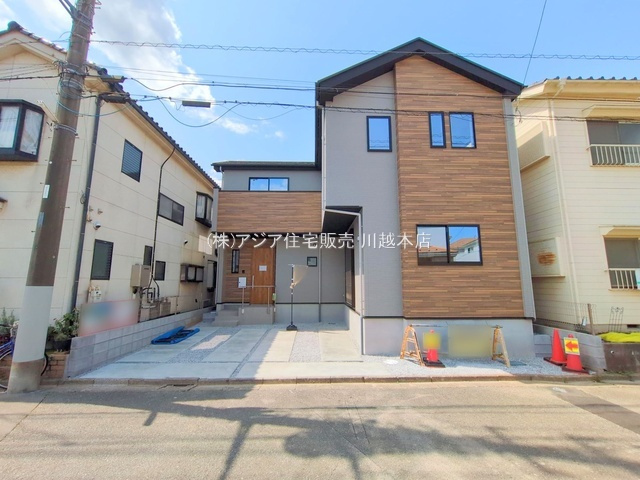 月々9万円台～　新築戸建　川越市砂新田6期の外観|前面道路6.0ｍ公道にと9ｍ以上の接道の為、お車の出し入れもラクラクです♪
