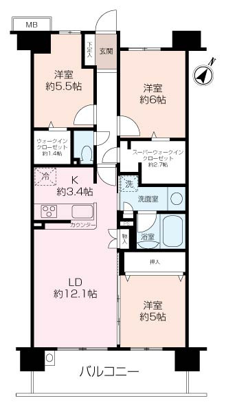 \\充実の共有施設が魅力//グランセレッソ横濱戸塚の画像