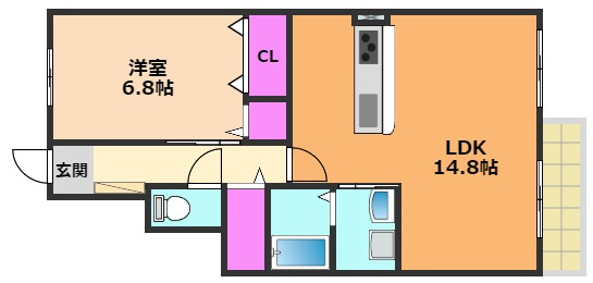 フォレストヒルズ高槻の間取り