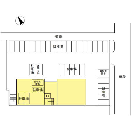 和合メディカルビルの区画図