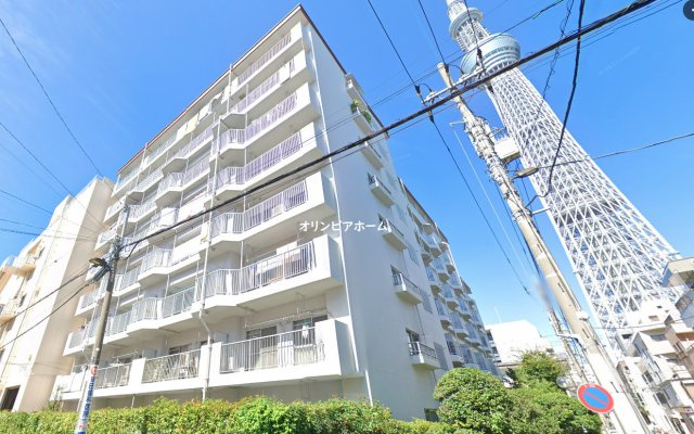 エクセレンス業平　5階　角　部屋　空室の外観