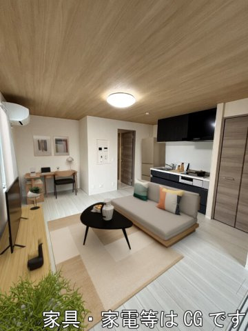 D-ROOM盛岡本宮　D棟の内装