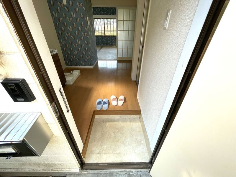 アパートメントのだめの玄関