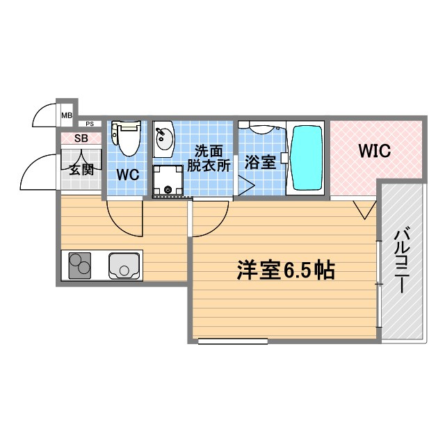 フジパレス甲子園口ノースの間取り