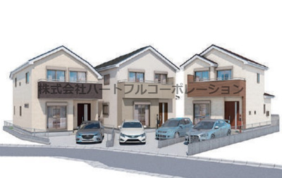 【外観パース】 | 神戸市須磨区天神町2丁目　新築戸建2号棟　仲介手数料無料！ | 須磨区天神町2　新築2号棟　仲介手数料無料！