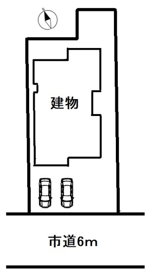 【区画図】 | 加須市久下2丁目　中古一戸建