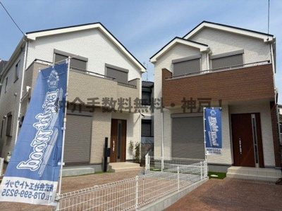 【外観】 | 神戸市須磨区天神町2丁目　新築戸建3号棟　仲介手数料無料！ | 須磨区天神町2　新築3号棟　仲介手数料無料！