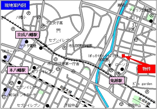 メゾン北方一番館の地図|★案内図★