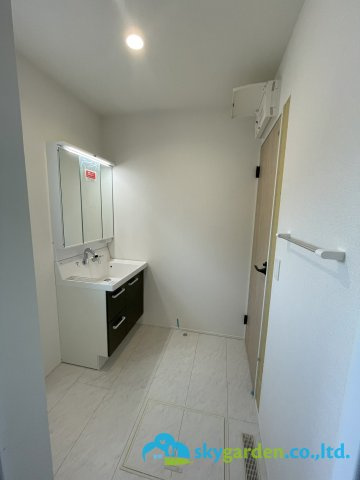 平塚市徳延24-1期　新築戸建　全1棟1号棟の脱衣所