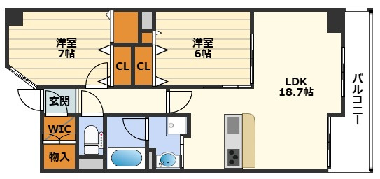 グレンパーク梅田北の間取り