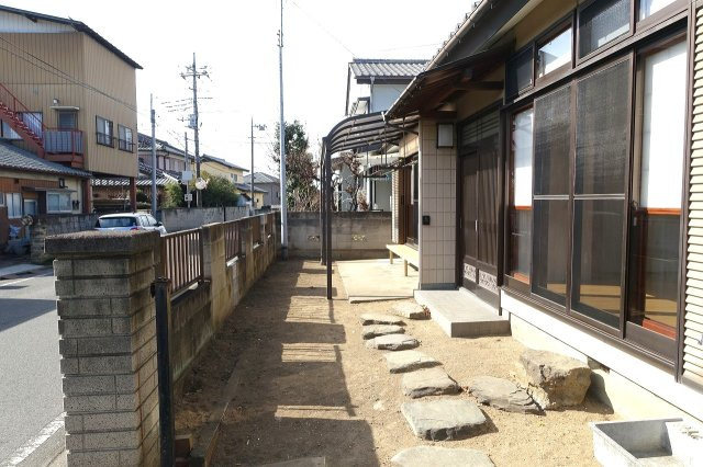 高崎市棟高町　中古住宅の庭