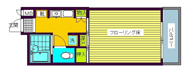 【間取り】 | ビラノーバ住吉 | 現況優先。