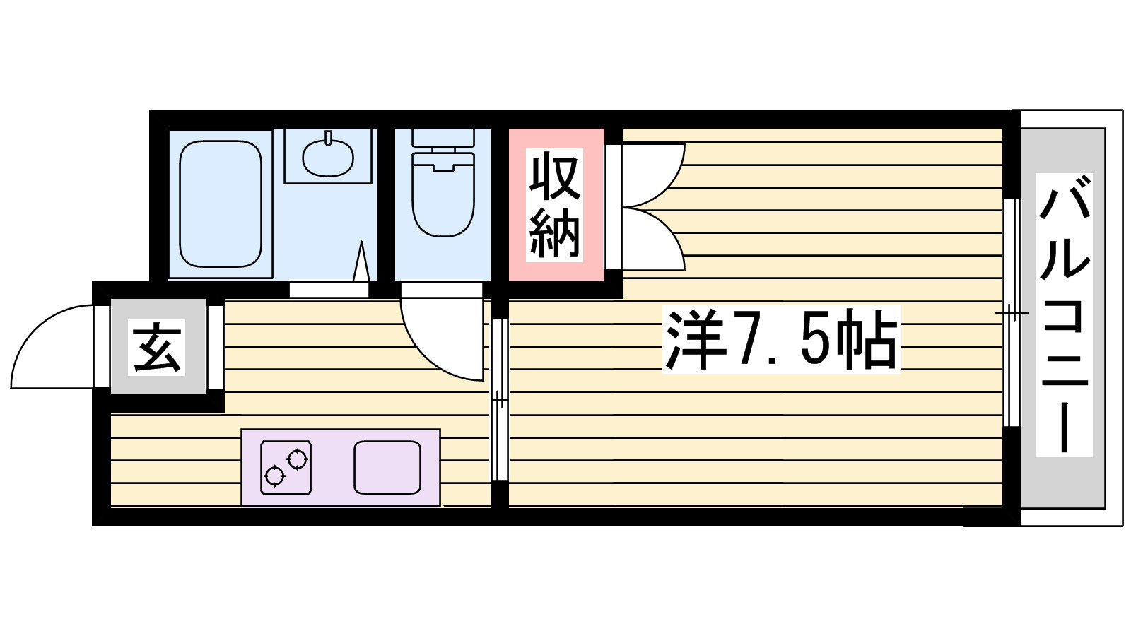 グリーンゲイブルズの間取り