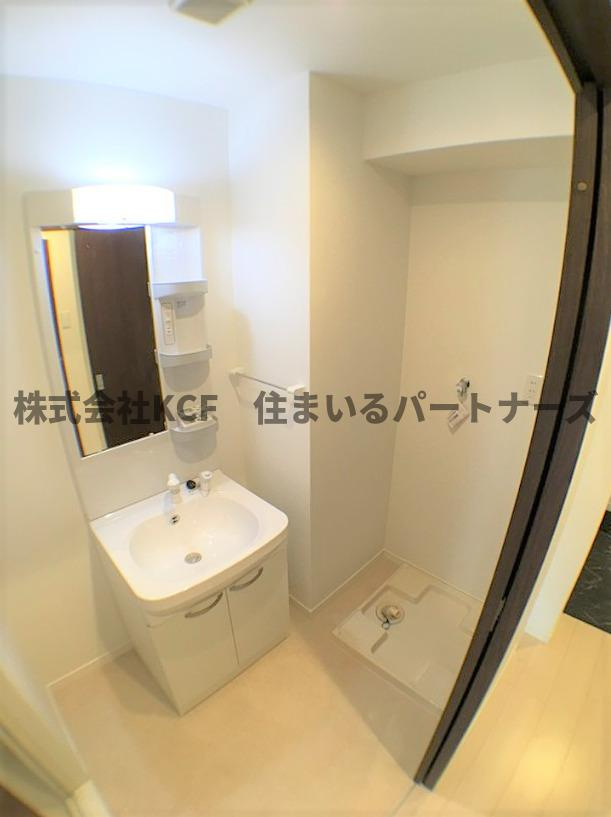 Aletta合川の洗面所|コンパクトで使いやすい洗面所