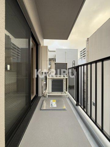 La CASA上汐のバルコニー