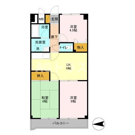 【間取り】 | グランシャリオ大宮