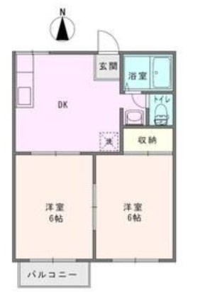 【間取り】 | サニータウンB棟