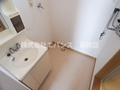 【洗面所】 | エステートピア鹿野 | 洗面所です