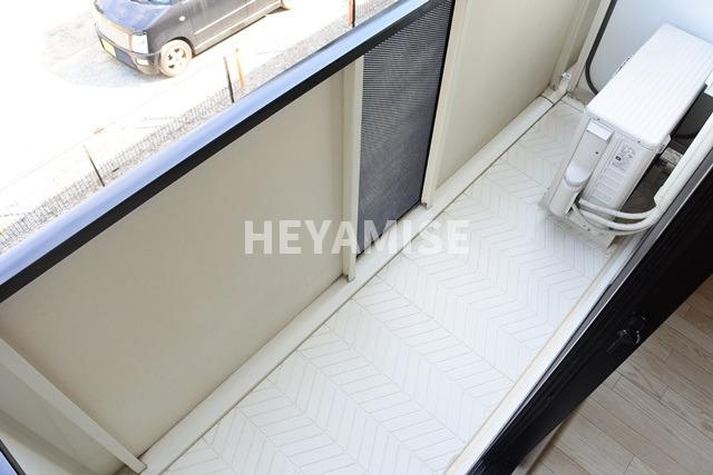 カームAPのバルコニー|※室内画像は別号室のもの