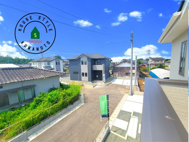 熊本市南区御幸木部3丁目第2-2棟（2号棟）　の展望|窓から緑が見える物件も魅力的です。