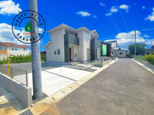 熊本市南区御幸木部3丁目第2-2棟（2号棟）　の前面道路含む現地写真|見学の時間などお気軽にお問い合わせ下さい。