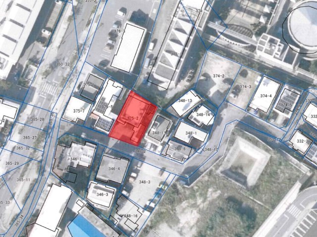 新垣アパートの区画図