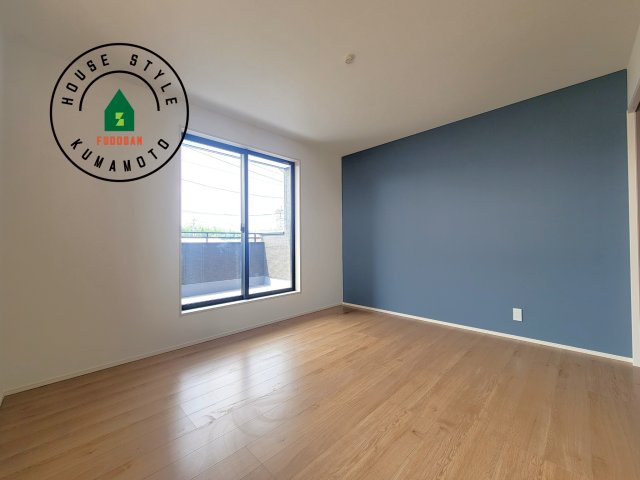 熊本市南区御幸木部3丁目第3-2棟（1号棟）　の寝室|主寝室には収納力に優れたクローゼットがありますので、お部屋もすっきり片付きます。