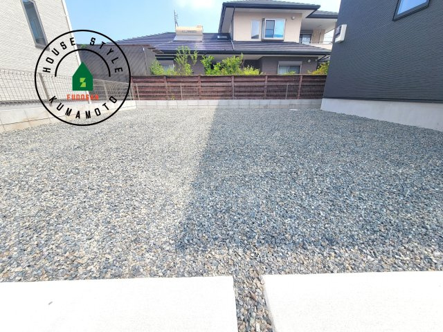 熊本市南区御幸木部3丁目第3-2棟（1号棟）　の庭|お庭で自由な時間を過ごせます。