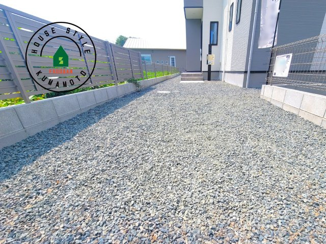 熊本市南区御幸木部3丁目第3-2棟（4号棟）　の庭|お庭で自由な時間を過ごせます。