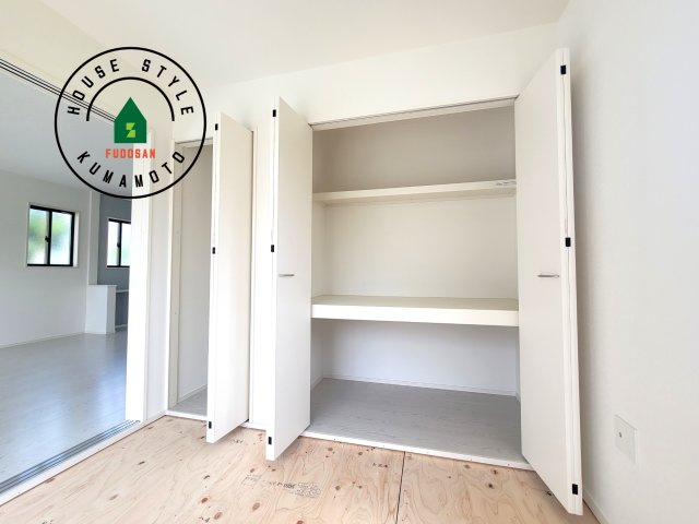 熊本市南区御幸木部3丁目第3-2棟（4号棟）　の収納|収納には困りません。