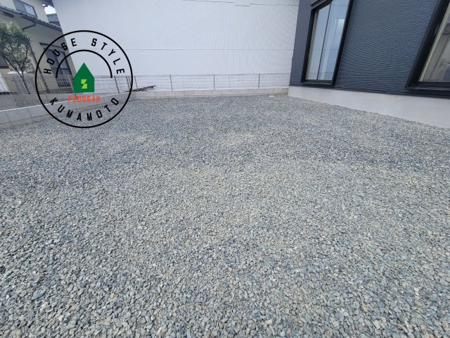 熊本市南区御幸木部3丁目第2-2棟（3号棟）　の庭|お庭で自由な時間を過ごせます。