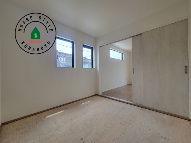 熊本市南区御幸木部3丁目第2-2棟（3号棟）　の和室|柔らかい畳が心地よい和室