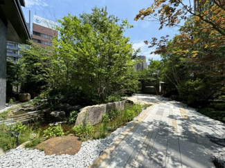 【その他共用部分】 | 緑豊かな植栽が映えるアプローチ