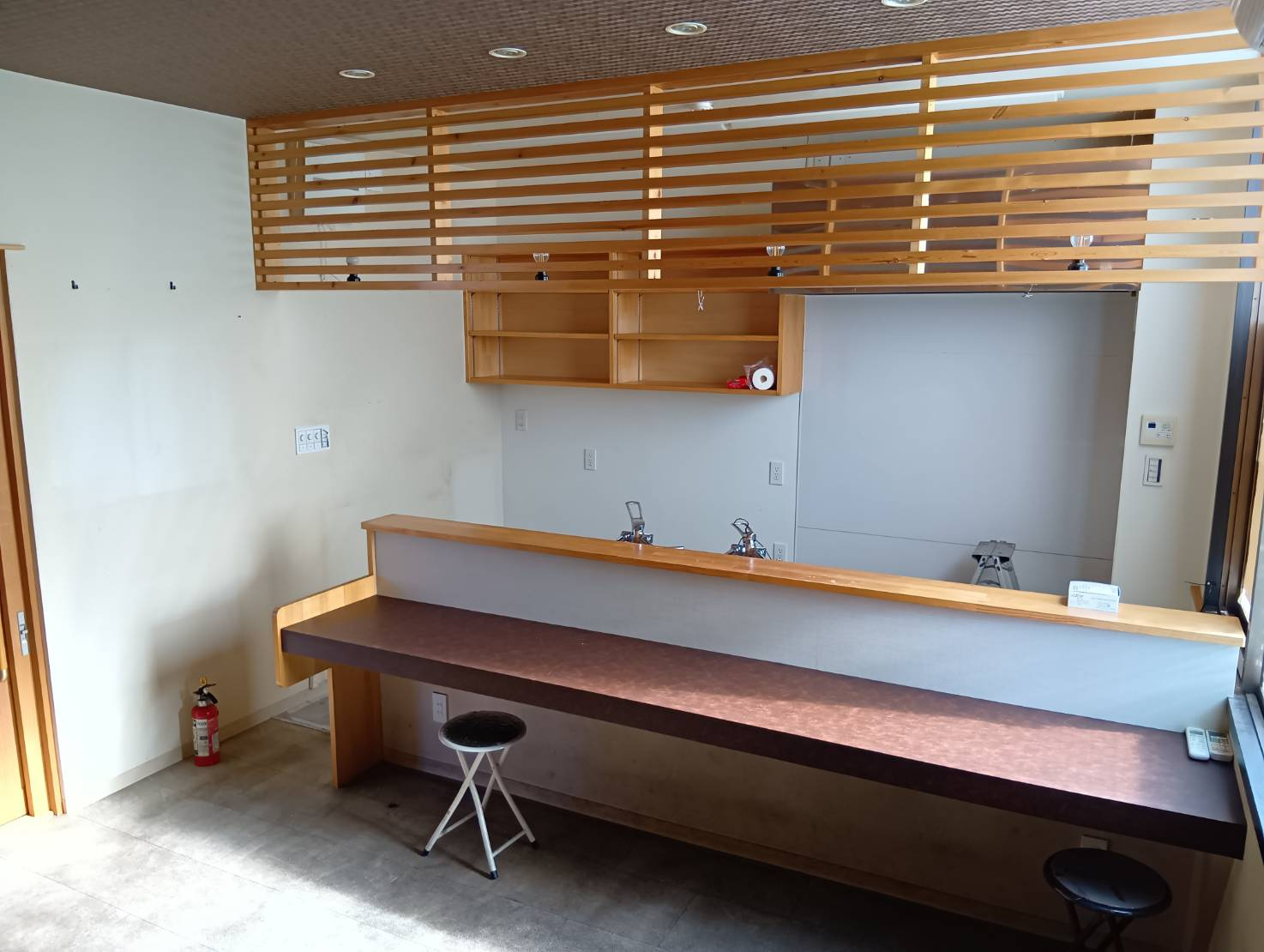 近江八幡市堀上町の店舗一部の内装