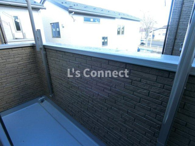 【バルコニー】 | 大代貸家Ｄ | ２階にはベランダがあります。