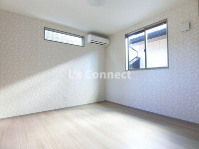 【内装】 | 大代貸家Ｄ | 各洋室にエアコン付きです。