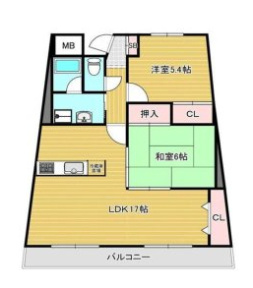 エスポアール岩根の間取り